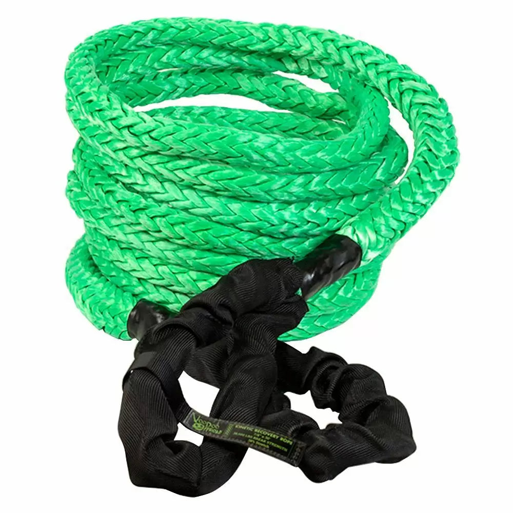 7/8 inch x 30 foot Green Recovery Rope w/Bag by VooDoo Offroad 1300002A