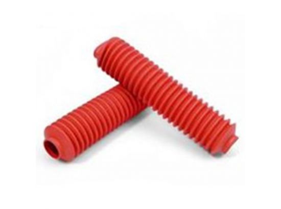 Full Size Shock Boot Red with Zip Tie - Pair