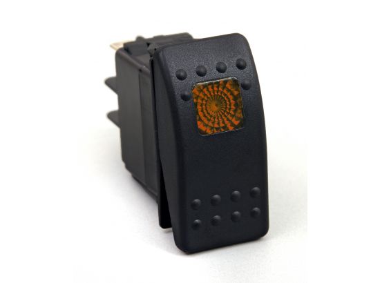 Rocker Switch (Amber Light 20 AMP Single Pole )