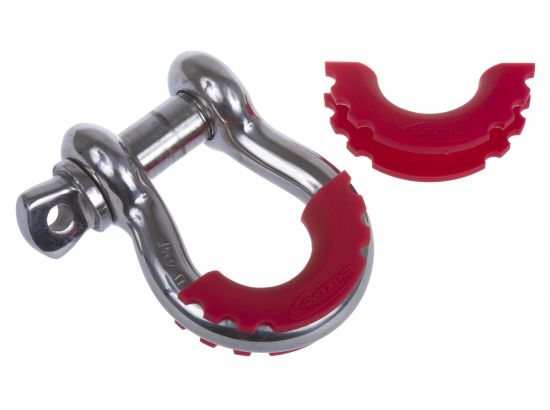 D-Ring Shackle Isolator Red - Pair