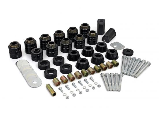 Daystar 1" Body Lift Kit (Replaces Factory Mounts)| 87-96 Jeep Wrangler YJ KJ04505BK