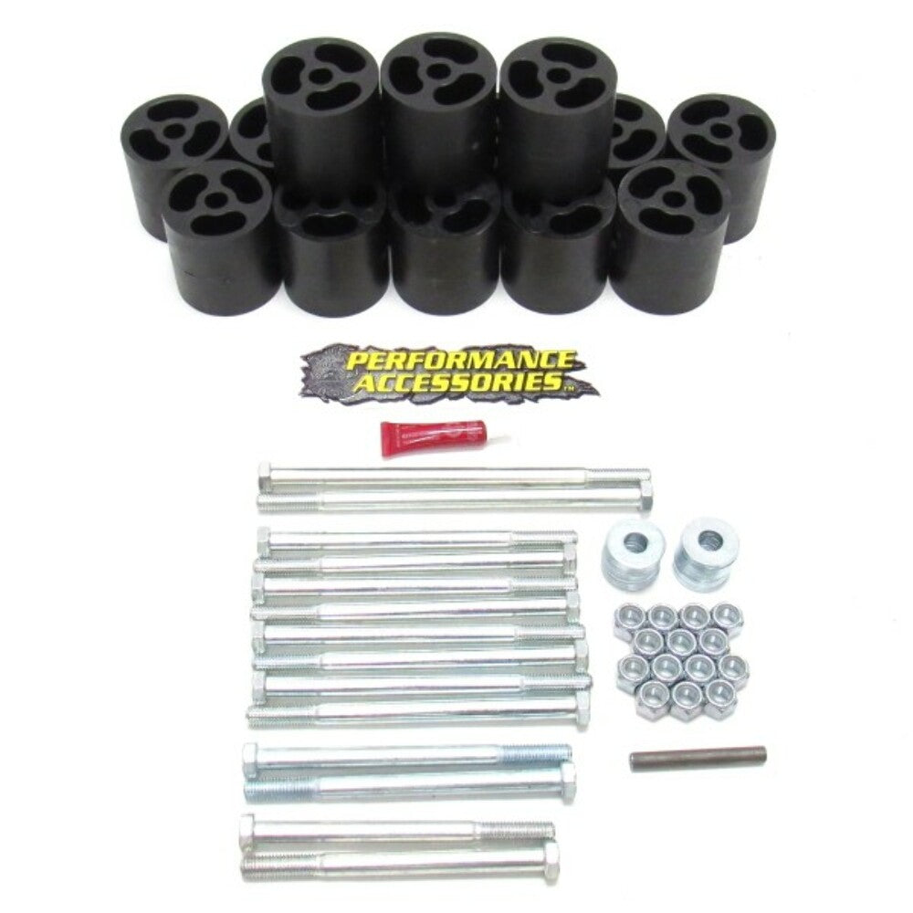 1973-1987 Chevy Pickup Truck K10, K20, K30 (1/2 ton, 3/4 ton, 1 ton 2wd & 4x4, Fleetside only) - 3" Body Lift Kit