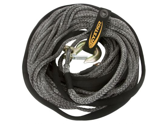 Black 3/8" x 80' Winch Rope with Loop End